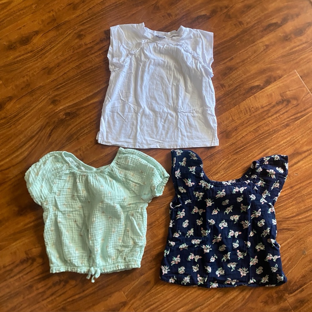 Gap Splendid Member Mark Girls Multicolor Floral Tops Size 5 Girlhoodcore Casual